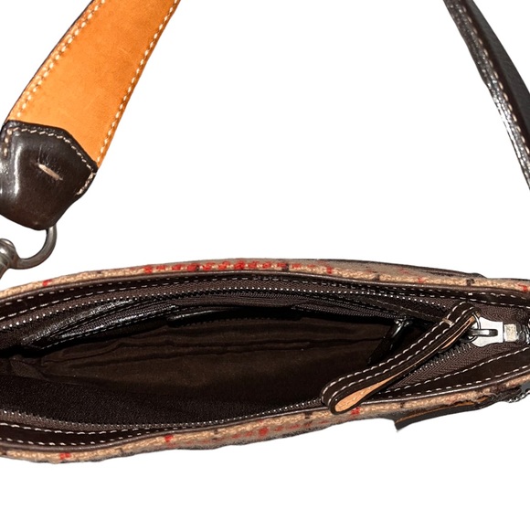 COACH #9614-Tattersall Plaid Wool Baguette (Special Edition! - Picture 9 of 14